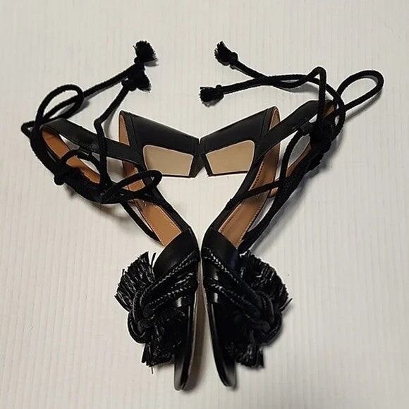 Tory Burch Rope Block Heel Sandals - 9.5 - Picture 7 of 8